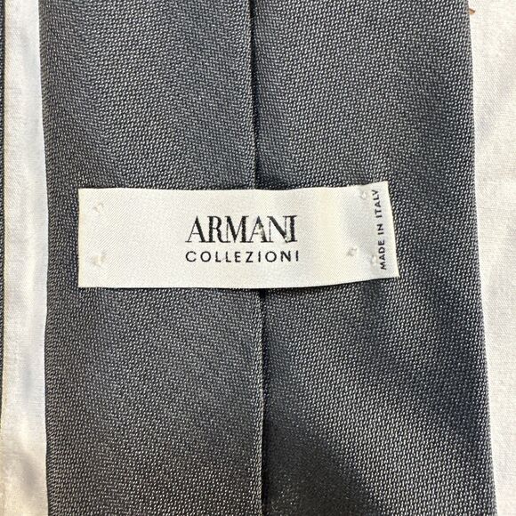 Armani Collezioni Tie Mens Made In Italy Silk Formal Dresswear 60" x  3.75 - Picture 1 of 11